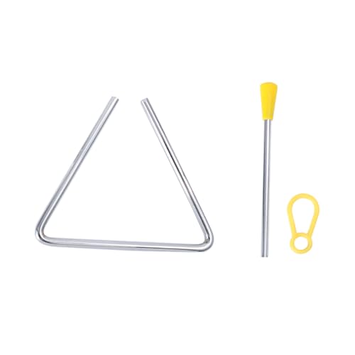 TOBBOMEY Triangel Musikinstrument Percussion Instrument Frühförderung Musikspielzeug für Kindergarten Jungen Mädchen Robust Sicher Fördert Koordination und Hörfähigkeit TOBBOMEY Triangel Musikinstrument Percussion Instrument Frühförderung Musikspielzeug für Kindergarten Jungen Mädchen Robust Sicher Fördert Koordination und Hörfähigkeit von TOBBOMEY