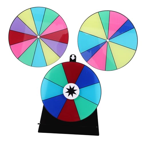 TOBBOMEY Trocken Abwischbares Tisch drehroulette mit Leeren Feldern Beschreibbares Spielrad für Partys Veranstaltungen und Gewinnspiele Interaktives Spaßrad für Einfache Verwaltung und von TOBBOMEY