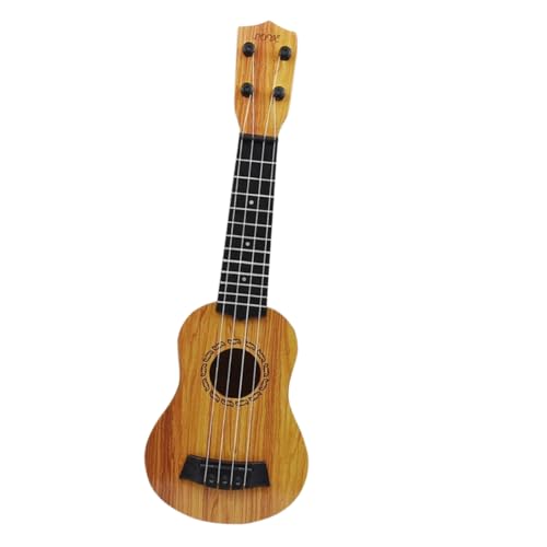 TOBBOMEY Ukulele aus Hochwertigem Holz Pädagogisches Musikinstrument für Anfänger Interaktives Übungsinstrument für Kleinkinder für Musikalische Früherziehung und Geschenkideen von TOBBOMEY
