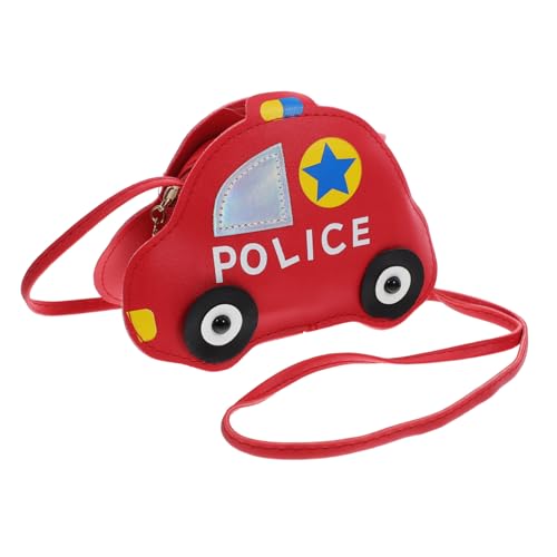TOBBOMEY Umhängetasche Auto Design Rote Schultertasche aus Strapazierfähigem Material Leichte Aufbewahrungstasche für Rollenspiele und Alltag von Mädchen von TOBBOMEY