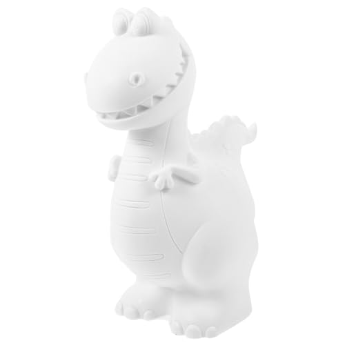 TOBBOMEY Unbemaltes Kunsthandwerk, Vinyl Dinosaurier Malerei, Dinosaurier Modelle, Dinosaurier Dekoration, Kleine Dinosaurier Bastelarbeiten, DIY Dinosaurier Ornamente, Unvollendete von TOBBOMEY