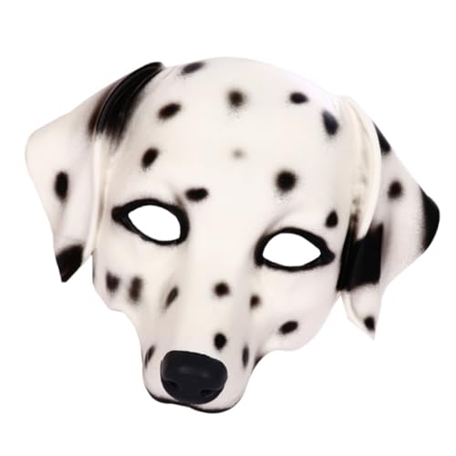 TOBBOMEY Unisex Cosplay Hundemaske aus Robustem Material mit Realistischem Design Wiederverwendbar und Bequem für Halloween Kostümpartys und Theateraufführungen von TOBBOMEY