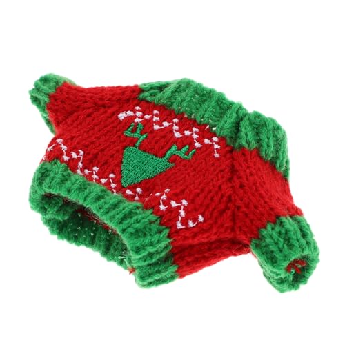 TOBBOMEY Weicher Plüsch-puppenpullover mit Festlichem Dreiecksdesign Kuscheliger Mini-Pullover als Puppenkleidungszubehör Süßer Kleiner Strickpullover für Puppenkleiderschrank Geschenk für TOBBOMEY Weicher Plüsch-puppenpullover mit Festlichem Dreiecksdesign Kuscheliger Mini-Pullover als Puppenkleidungszubehör Süßer Kleiner Strickpullover für Puppenkleiderschrank Geschenk für von TOBBOMEY