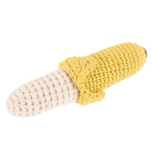 TOBBOMEY Weiches Gehäkeltes Bananen rasselspielzeug Handliche zum Zahnen aus Baumwolle Sicher für Neugeborene Fördert Feinmotorik und Greifentwicklung für Unterwegs TOBBOMEY Weiches Gehäkeltes Bananen rasselspielzeug Handliche zum Zahnen aus Baumwolle Sicher für Neugeborene Fördert Feinmotorik und Greifentwicklung für Unterwegs von TOBBOMEY