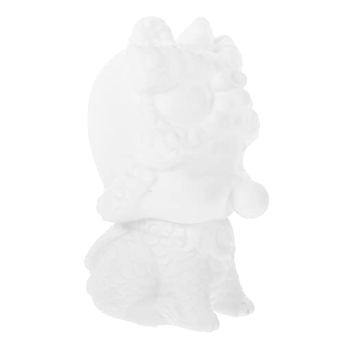 TOBBOMEY Weiße Embryo Emaille Puppe, Unbemalte Cartoon Puppe, Leere Cartoon Puppe, Kinderpuppe, DIY Zeichenpuppe, Kindergarten Dekorationen, Puppe Für Kinder, Klassenzimmerpreise, von TOBBOMEY