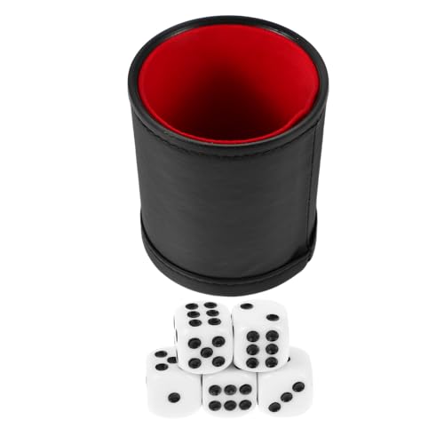 TOBBOMEY Leises Würfelbecher-Set Mit Gefüttertem Samt Moderner Zylindrischer Würfel-Shaker Für Spiele Familientreffen TOBBOMEY Leises Würfelbecher-Set Mit Gefüttertem Samt Moderner Zylindrischer Würfel-Shaker Für Spiele Familientreffen von TOBBOMEY