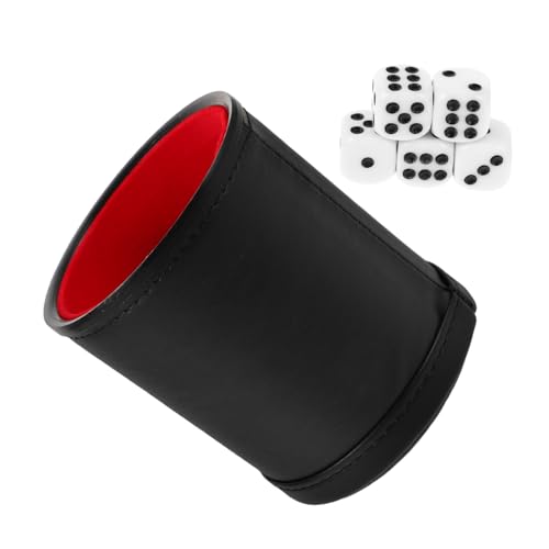 TOBBOMEY Würfelbecher Würfelspiele Für Erwachsene Würfelshaker Würfelstapelbecher Spielwürfel Miniwürfel Nummerierte Mit Shakerflasche Würfelroller Becherwürfel Würfelbehälter Würfeletui von TOBBOMEY
