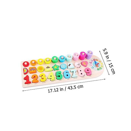 TOBBOMEY Zahlenpuzzle Bunte Montessori Holzbausteine Pädagogisches Lernspielzeug Denkvermögen Beobachtung und Ausdauer für Vorschule und Schulanfang TOBBOMEY Zahlenpuzzle Bunte Montessori Holzbausteine Pädagogisches Lernspielzeug Denkvermögen Beobachtung und Ausdauer für Vorschule und Schulanfang von TOBBOMEY