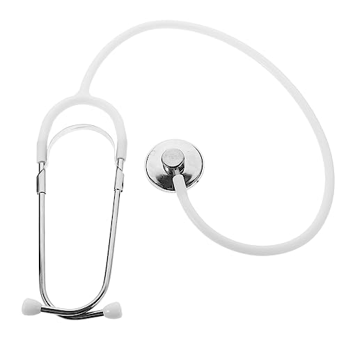 TOBBOMEY realistisches Doctor für Erwachsene Simulation Fun Toy funnytoys Doktorstethoskop für falsches Plastik Weiß von TOBBOMEY