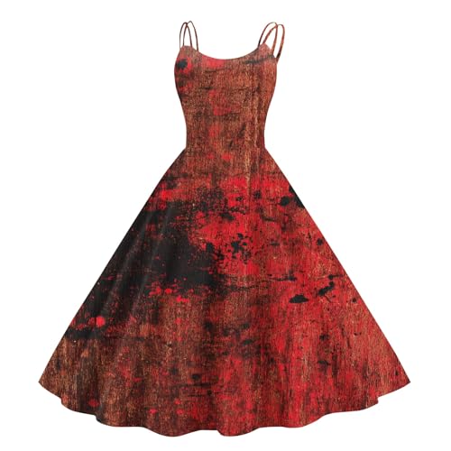 Geister Kostüm Damen Prinzessin Kostüm Hexe Schwanger Pirat Vintage Kleider 50er Medieval Teufelkostüm Spinnenkostüm Haloween Coole Halloween Kleidung Damen Tiefrot L Geister Kostüm Damen Prinzessin Kostüm Hexe Schwanger Pirat Vintage Kleider 50er Medieval Teufelkostüm Spinnenkostüm Haloween Coole Halloween Kleidung Damen Tiefrot L von TOFOTL