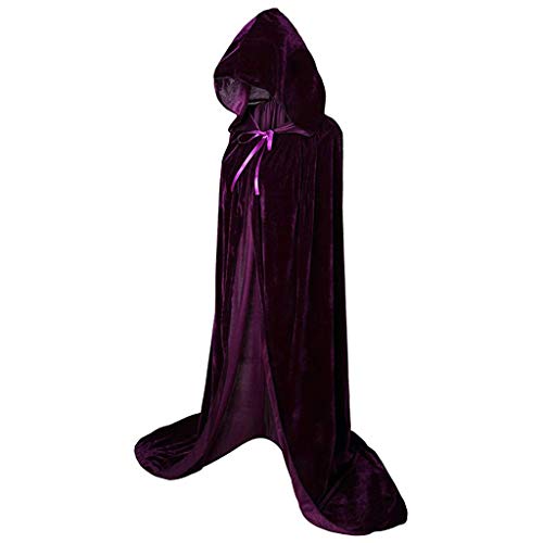 Halloween Kostüm Paare Hallowen Vampir Klassisches Partnerkostüm Geist Gruselige Kostüme Wizard Teufel Geister Magier Partner Paare Couple Halloween Kostüm Gespenst Violett L von TOFOTL