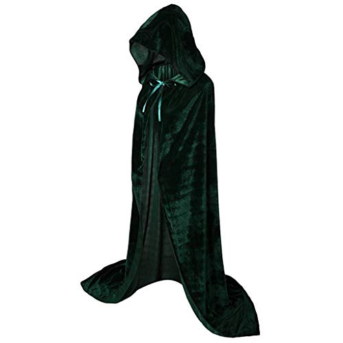 Halloweenkostüme Partnerkostüme Gespenst Sensenmann Tag Der Toten Dementor Magier Halloween Kostüm Pärchen Gruselige Lustig Vampir Wizard Partnerlook Partnerkostüm Halloween Grün M von TOFOTL