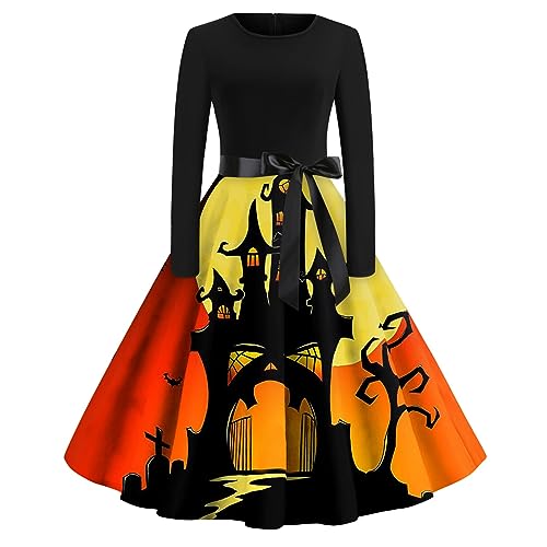 Kleid Halloween -kostüm Outfits Festliche Karnevalskostüm Blut Horrorbraut Fasching Pirate Kleidung Teufel Vampire Vampirkostüm Verkleidung Halloween Kostüm Damen Nonne Orange M Kleid Halloween -kostüm Outfits Festliche Karnevalskostüm Blut Horrorbraut Fasching Pirate Kleidung Teufel Vampire Vampirkostüm Verkleidung Halloween Kostüm Damen Nonne Orange M von TOFOTL