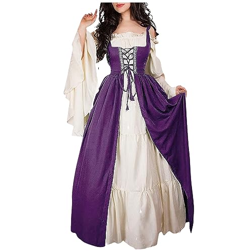 TOFOTL Fledermaus Kostüm Damen Funny Halloween Costume Nonne Spitzenkleid Nonnen Spinnen Braut Elegant Horror Kostüm Damen Pirat Cosplay Weisses Kleid Halloween Lila L TOFOTL Fledermaus Kostüm Damen Funny Halloween Costume Nonne Spitzenkleid Nonnen Spinnen Braut Elegant Horror Kostüm Damen Pirat Cosplay Weisses Kleid Halloween Lila L von TOFOTL