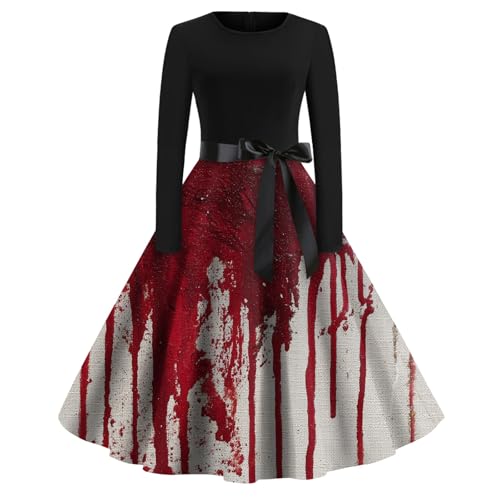 TOFOTL Gothic Kleidung Damen XXL Scary Spinnenkostüm Langarm Gespenst Kostüm Erwachsene Halloween Brautkleid Karnevalskostüm Outfit Kostüm Kostüme Rotes Kleid Damen Halloween Zinnoberrot S TOFOTL Gothic Kleidung Damen XXL Scary Spinnenkostüm Langarm Gespenst Kostüm Erwachsene Halloween Brautkleid Karnevalskostüm Outfit Kostüm Kostüme Rotes Kleid Damen Halloween Zinnoberrot S von TOFOTL