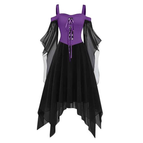 TOFOTL Halloween Blut Kostüm Gruselige Geisterbraut Verkleidung Kleid Gothic Outfits Geist Geisterkostüm Warm Teufelskostüm Victorian Karneval Böse Kleider Gothic Kostüm Damen Lila XXL TOFOTL Halloween Blut Kostüm Gruselige Geisterbraut Verkleidung Kleid Gothic Outfits Geist Geisterkostüm Warm Teufelskostüm Victorian Karneval Böse Kleider Gothic Kostüm Damen Lila XXL von TOFOTL