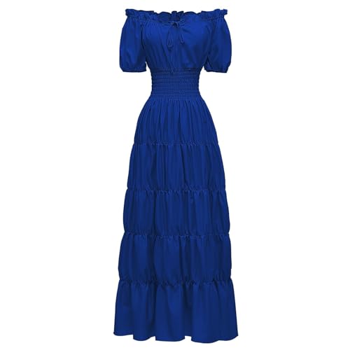TOFOTL Halloween Kostüm Damen Kleid Halloween Outfits Nonnen Prinzessin Victorian Helloween Pirate Gothic Kleidung XS Steampunk Mittelalter Dress Fledermaus Kostüm Damen Königsblau XXL TOFOTL Halloween Kostüm Damen Kleid Halloween Outfits Nonnen Prinzessin Victorian Helloween Pirate Gothic Kleidung XS Steampunk Mittelalter Dress Fledermaus Kostüm Damen Königsblau XXL von TOFOTL