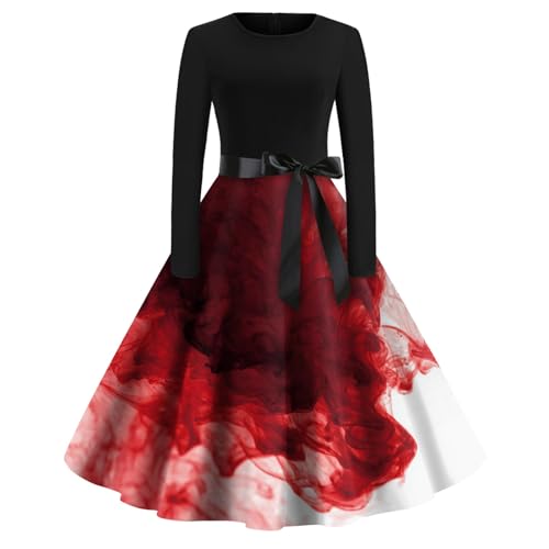 TOFOTL Halloween Kostüm Vampir Clown Elegant Halloween Kostüm Damen Vintage Kleider Blau Renaissance Königin Halloweenkostüme Viktorianisches Vampire Blut Prinzessin Kleid Damen Rot XL TOFOTL Halloween Kostüm Vampir Clown Elegant Halloween Kostüm Damen Vintage Kleider Blau Renaissance Königin Halloweenkostüme Viktorianisches Vampire Blut Prinzessin Kleid Damen Rot XL von TOFOTL