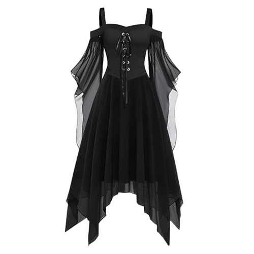 TOFOTL Halloween Kostüm XXL Vampire Kostum Vampir Hexenkostüm Viktorianisches Karnevalskostüm Kleidung Warm Kleider Gespenst Vampir Halloween Cosplay Costume Vintage Kleider Damen Schwarz XXL TOFOTL Halloween Kostüm XXL Vampire Kostum Vampir Hexenkostüm Viktorianisches Karnevalskostüm Kleidung Warm Kleider Gespenst Vampir Halloween Cosplay Costume Vintage Kleider Damen Schwarz XXL von TOFOTL