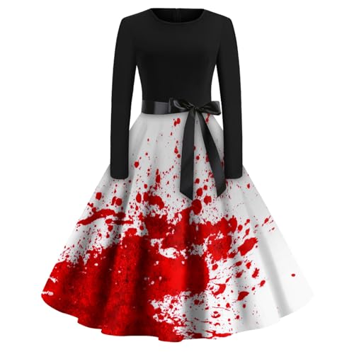 TOFOTL Helloween Kostüm Damen Outfit Mittelalter Kleidung Spinnenkostüm Pirate Hexen Halloween Kostüm Hexe Lila Costumes Grusel Dresses Hexenkleid Vintage Kleider Damen Lang Weiß L TOFOTL Helloween Kostüm Damen Outfit Mittelalter Kleidung Spinnenkostüm Pirate Hexen Halloween Kostüm Hexe Lila Costumes Grusel Dresses Hexenkleid Vintage Kleider Damen Lang Weiß L von TOFOTL