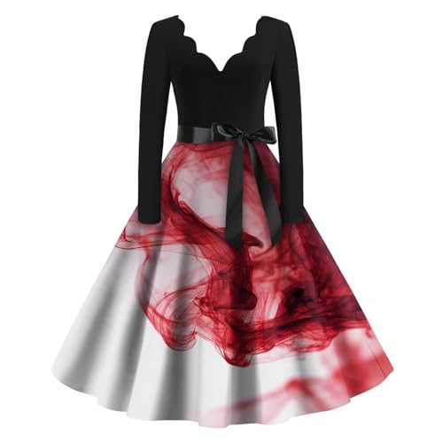 TOFOTL Kostüm Horror Hexenkostüm Fasching Vampire Kostüm Damen Faschingskostüme Gothic Kleid XL Horror Königin Halloweenkostüme Marry Teufelskostüm Mittelalter Kleidung Damen Weiß S TOFOTL Kostüm Horror Hexenkostüm Fasching Vampire Kostüm Damen Faschingskostüme Gothic Kleid XL Horror Königin Halloweenkostüme Marry Teufelskostüm Mittelalter Kleidung Damen Weiß S von TOFOTL