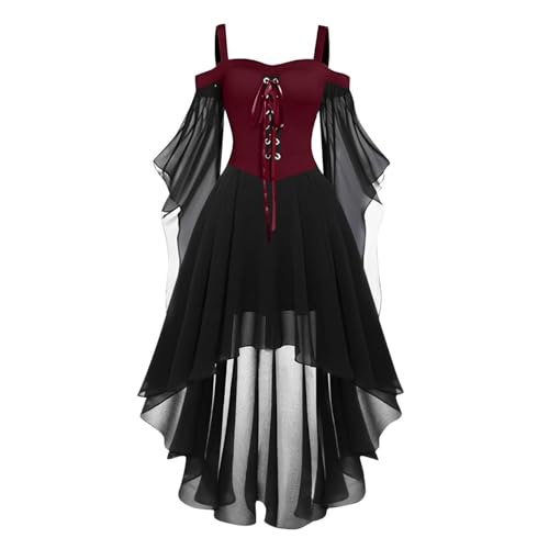 TOFOTL Vampirkostüm Blut Spinnen Costume Geisterkostüm Fledermaus Halloween Brautkleid Spinne Dämon Gruselige Hexenkleid Cosplay Horror Geister Halloween Damen Wein M TOFOTL Vampirkostüm Blut Spinnen Costume Geisterkostüm Fledermaus Halloween Brautkleid Spinne Dämon Gruselige Hexenkleid Cosplay Horror Geister Halloween Damen Wein M von TOFOTL