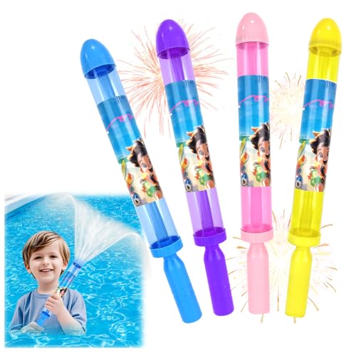 4 Stück Feuerwerks Wasserpistole, Feuerwerk-Wasserpistole Spielzeug, Romantisches Feuerwerk Wasserpistole, WassersprüHspielzeug für Paare, Hochdruck Water Squirter Feuerwerksstil Zum Baden/Pool/Party 4 Stück Feuerwerks Wasserpistole, Feuerwerk-Wasserpistole Spielzeug, Romantisches Feuerwerk Wasserpistole, WassersprüHspielzeug für Paare, Hochdruck Water Squirter Feuerwerksstil Zum Baden/Pool/Party von TOGETDREAM