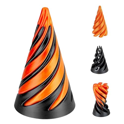 Unmögliche Pyramiden-Durchgangsskulptur, Spiralkegel-Zappelspielzeug 3D-Gedruckte Spirale Kegel Fidget Toy Stresslinderung Und Bei Angstzuständen Schreibtisch-Dekoration für Erwachsene Kinder Unmögliche Pyramiden-Durchgangsskulptur, Spiralkegel-Zappelspielzeug 3D-Gedruckte Spirale Kegel Fidget Toy Stresslinderung Und Bei Angstzuständen Schreibtisch-Dekoration für Erwachsene Kinder von TOGETDREAM
