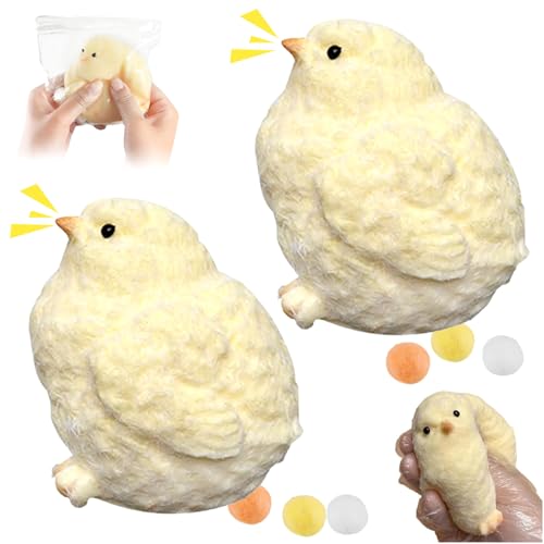 TOGETDREAM 2 Stück Küken Squishy Spielzeug, Squishy Chicken Squeeze Toy Squishy Huhn-Quetschspielzeug Lustiges Hühner Stressabbau Spielzeug Zum Stressabbau Entspannung Geeignet Kinder Erwachsene TOGETDREAM 2 Stück Küken Squishy Spielzeug, Squishy Chicken Squeeze Toy Squishy Huhn-Quetschspielzeug Lustiges Hühner Stressabbau Spielzeug Zum Stressabbau Entspannung Geeignet Kinder Erwachsene von TOGETDREAM