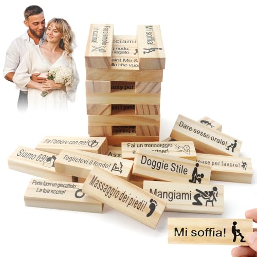 TOGETDREAM Stapelspiel aus Holzblöcken for Paare TOGETDREAM Stapelspiel aus Holzblöcken for Paare von TOGETDREAM