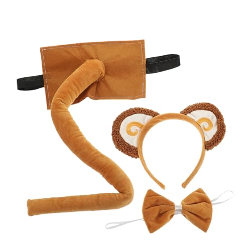 TOGEVAL 1 Set Affenohren Kopfschmuck Ohren Stirnband Kostüm Bühnenauftritt Requisiten Cosplay Affen Requisiten Affen Cosplay Requisiten Party Kostüm Requisite Cosplay Affenkostüm Affen TOGEVAL 1 Set Affenohren Kopfschmuck Ohren Stirnband Kostüm Bühnenauftritt Requisiten Cosplay Affen Requisiten Affen Cosplay Requisiten Party Kostüm Requisite Cosplay Affenkostüm Affen von TOGEVAL