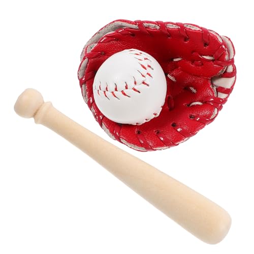 TOGEVAL 1 Set Baseball Softball Modell, Mini Puppenhaus Ausrüstung, Sportfiguren, Miniatur Baseballhandschuhe, Bastel Baseballs, Mini Baseballhandschuh, Miniatur Dinge, Miniatur TOGEVAL 1 Set Baseball Softball Modell, Mini Puppenhaus Ausrüstung, Sportfiguren, Miniatur Baseballhandschuhe, Bastel Baseballs, Mini Baseballhandschuh, Miniatur Dinge, Miniatur von TOGEVAL