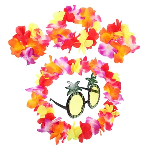 TOGEVAL 1 Set Hawaiian Lei Tropische Girlande Blumenarmband Luau Party Dekoration Kostümzubehör Hawaii Party Supplies Hawaii Themen Requisite Ananas Hawaii Stirnband TOGEVAL 1 Set Hawaiian Lei Tropische Girlande Blumenarmband Luau Party Dekoration Kostümzubehör Hawaii Party Supplies Hawaii Themen Requisite Ananas Hawaii Stirnband von TOGEVAL