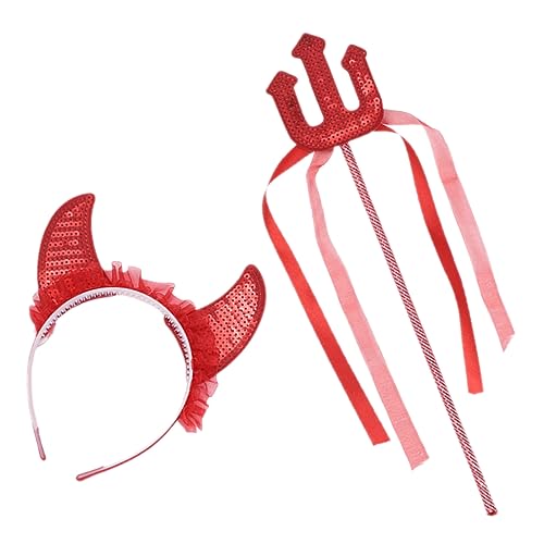 TOGEVAL 1 Set Stirnband Set, Halloween Accessoire, Mädchen Party, Haar Accessoire, Mädchen Kostüm, Stirnbänder, Hörner, Stirnband Für Mädchen, Cosplay, Kostüm Accessoire, Hörner, TOGEVAL 1 Set Stirnband Set, Halloween Accessoire, Mädchen Party, Haar Accessoire, Mädchen Kostüm, Stirnbänder, Hörner, Stirnband Für Mädchen, Cosplay, Kostüm Accessoire, Hörner, von TOGEVAL
