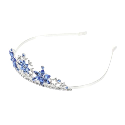 TOGEVAL 1 Stück Krone Stirnband für Geburtstagskrone Strass-Stirnband halloweenkostüme für halloween kleider für weihnachtsdeko deko weihnachten Party-Haarschmuck Blue TOGEVAL 1 Stück Krone Stirnband für Geburtstagskrone Strass-Stirnband halloweenkostüme für halloween kleider für weihnachtsdeko deko weihnachten Party-Haarschmuck Blue von TOGEVAL