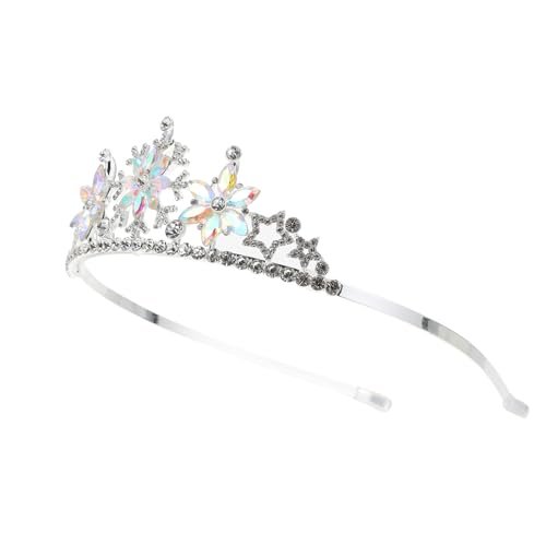 TOGEVAL 1 Stück Krone Stirnband für kleine Spielzeugkrone Eiskrone geburtstagskrone birthday crown deko weihnachten weihnachtsdeko Kronen-Haarband geburtstag kopfschmuck von TOGEVAL