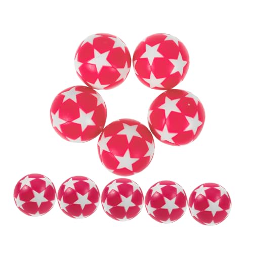 TOGEVAL 10 Stück Fünf-Sterne-Kickertisch Tischfußball Zubehör Ersatzteile für Tischfußball Mini Tischfußball Kugeln Tischkicker Ersatz Fußballspiel Tischfußballball Tischspielbälle Harz TOGEVAL 10 Stück Fünf-Sterne-Kickertisch Tischfußball Zubehör Ersatzteile für Tischfußball Mini Tischfußball Kugeln Tischkicker Ersatz Fußballspiel Tischfußballball Tischspielbälle Harz von TOGEVAL