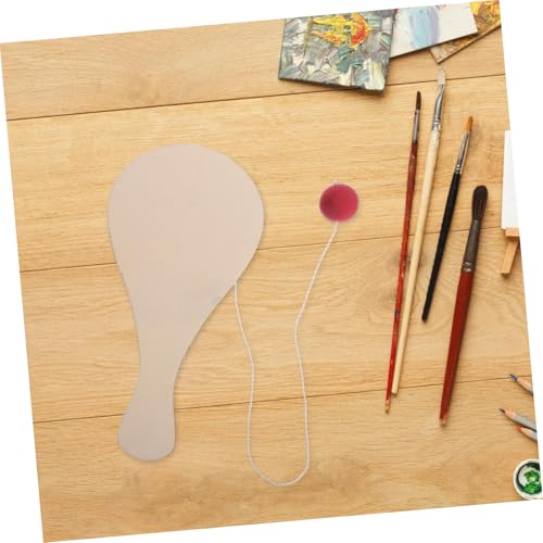 TOGEVAL 10 Stück Teiliges Holz Paddleball für DIY Malspielzeug Handfreundlich Kreative Bastelidee für Jungen und Mädchen für Innen und Außenbereiche Fördert Koordination und Kreativität TOGEVAL 10 Stück Teiliges Holz Paddleball für DIY Malspielzeug Handfreundlich Kreative Bastelidee für Jungen und Mädchen für Innen und Außenbereiche Fördert Koordination und Kreativität von TOGEVAL
