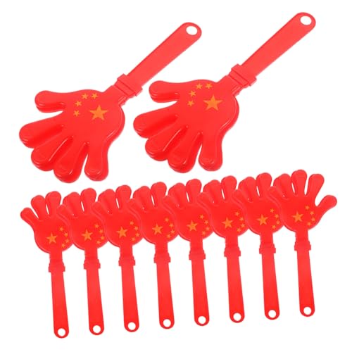 TOGEVAL 10 Stück Teiliges Leichte Party Accessoires für Feierlichkeiten Geräuschvolle Fanartikel Handliche Klapper für Festival Geburtstagsfeiern Sportevents Tragbar und Einfach zu TOGEVAL 10 Stück Teiliges Leichte Party Accessoires für Feierlichkeiten Geräuschvolle Fanartikel Handliche Klapper für Festival Geburtstagsfeiern Sportevents Tragbar und Einfach zu von TOGEVAL