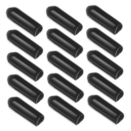 TOGEVAL 100 Stück Teiliges Haarband Endkappen Schwarz Weiche Schutzkappen für Haarreifen Komfortable DIY Haarspange Zubehör Verhindert Verrutschen und Beschädigung TOGEVAL 100 Stück Teiliges Haarband Endkappen Schwarz Weiche Schutzkappen für Haarreifen Komfortable DIY Haarspange Zubehör Verhindert Verrutschen und Beschädigung von TOGEVAL