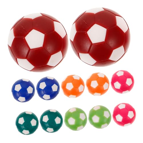 TOGEVAL 12 Stück Tischfußball Zubehör, Tischfußballbälle, Tischbälle, Schreibtisch Fußballspielbälle, Tischfußballbälle, Tischfußballtisch Teile, Tischfußball Ersatzbälle, Fußballspiel TOGEVAL 12 Stück Tischfußball Zubehör, Tischfußballbälle, Tischbälle, Schreibtisch Fußballspielbälle, Tischfußballbälle, Tischfußballtisch Teile, Tischfußball Ersatzbälle, Fußballspiel von TOGEVAL
