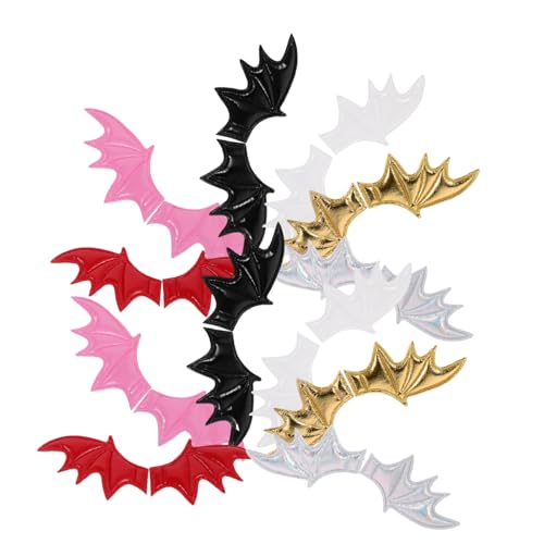 TOGEVAL 120 Stück Mini Teufelsflügel Halloween Dekorationen Leichte Diy Bastelzubehör für Haarclips Puppenhüte und Kostümverzierungen Vielseitig Einsetzbare Dämonenflügel Accessoires von TOGEVAL