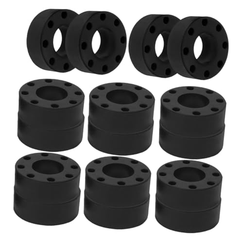 TOGEVAL 16 Stück Teiliges Tischfußball Gummipuffer Elastische Stangenpuffer für Tischfußball Einfache Installation Kompatibel mit Standard Tischkicker Zubehör von TOGEVAL