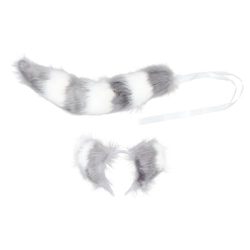 TOGEVAL 1Satz Multifunktions Stirnband Set mit Design Lustiger Tierohren Kopfschmuck für Cosplay Partys Leicht und Angenehm für Familie von TOGEVAL