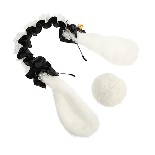 TOGEVAL 1Satz Rabbit Ear Headdress Kostümzubehör Kaninchenohren für Kostümpartys Karneval und Festivals Wiederverwendbar Design aus Hochwertigem Material von TOGEVAL
