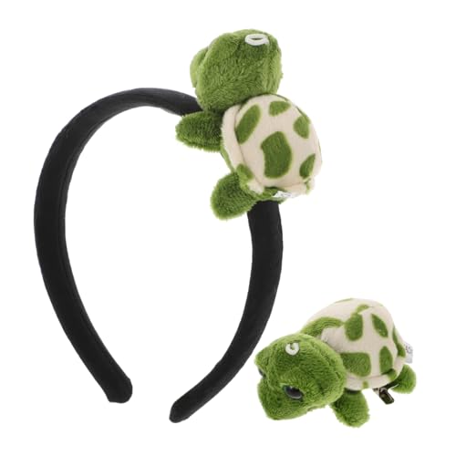 TOGEVAL 1Satz Süßes Schildkröten Stirnband mit Haarspangen für Halloween Kostüme Teiliges Cosplay Zubehör für Partys und Veranstaltungen Modisches Accessoire TOGEVAL 1Satz Süßes Schildkröten Stirnband mit Haarspangen für Halloween Kostüme Teiliges Cosplay Zubehör für Partys und Veranstaltungen Modisches Accessoire von TOGEVAL