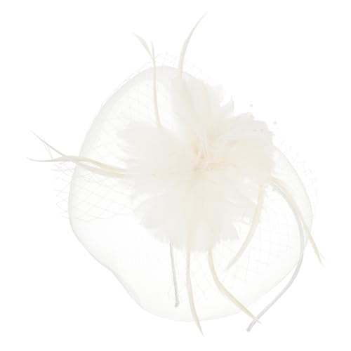 TOGEVAL 1Stück Halloween Haarreifen für Damen Eleganter Kopfschmuck für Karneval und Kostümpartys Haarreifen mit Zarten Federn Accessoire für Festliche Anlässe von TOGEVAL