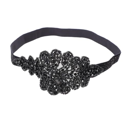 TOGEVAL 1Stück Vintage Jahre Flapper Haarband mit Retro Stirnband für Damen Accessoire für Karneval Kostümpartys und Festivals Tolles Haarzubehör von TOGEVAL