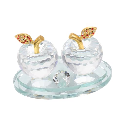 TOGEVAL 1stück Kristall Apfel Ornament Für Auto Innendekor Weihnachtsdeko Elegantes Kristallmaterial Geschenkidee Für Feiertage Und Besondere Anlässe TOGEVAL 1stück Kristall Apfel Ornament Für Auto Innendekor Weihnachtsdeko Elegantes Kristallmaterial Geschenkidee Für Feiertage Und Besondere Anlässe von TOGEVAL