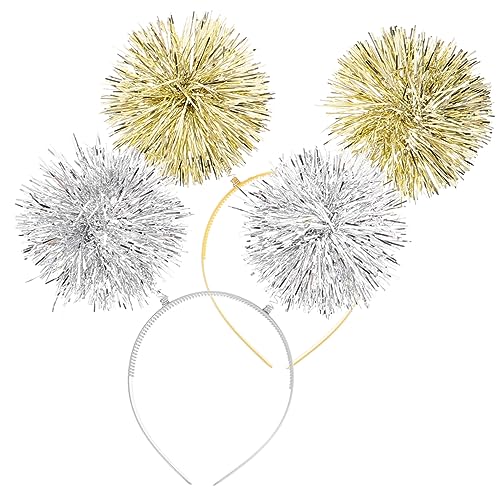 TOGEVAL 2 Stück Glitzernde Bopper Haarreifen für Hochzeiten und Partys Vielseitige Haarschmuck Accessoires für Flexibel und Wiederverwendbar für Kostüme und Feierlichkeiten von TOGEVAL